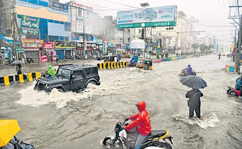 Cyclone Montha storm crossed coast near Antarvedipalem In Andhra Pradesh
