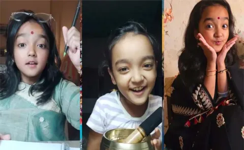 Varenya Borbora Vivacious Varenya is an internet sensation