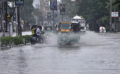 Heavy Rain Fall In Over All AP