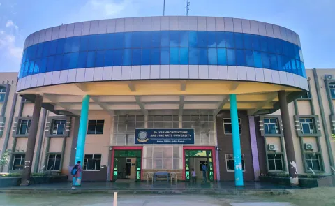 Student Protest AT Architecture University At Kadapa