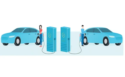 Charging stations are not growing as fast as EVs are growing in the country