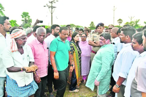 తడిసిన ధాన్యం   తూకం వేయండి