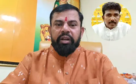 Telangana MLA Raja Singh Slams Andhra TDP MLA MS Raju