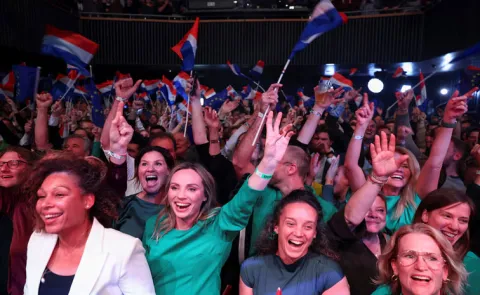 Dutch centrist liberals neck and neck with populist Wilders in tight election