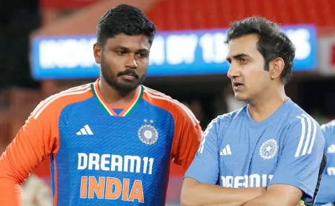 IND vs AUS: Sanju Samson gets Gambhir’s backing but fails to make use of promotion