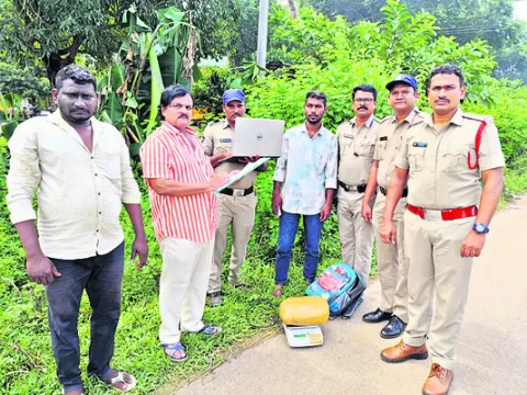 గంజాయితో వ్యక్తి అరెస్టు 