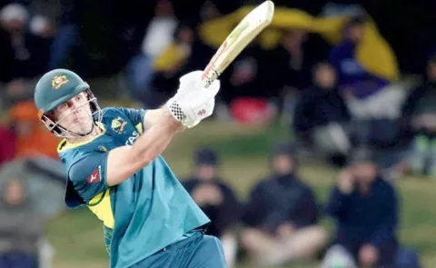 Mitchell Marshs maiden T20I ton powers Australia to victory over New Zealand
