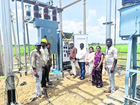విద్యుత్‌ సబ్‌ స్టేషన్‌లో నూతన బ్రేకర్‌