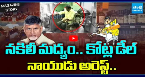 Magazine Story On Naidu Arrest In Fake Liquor Manufacturing Case 1