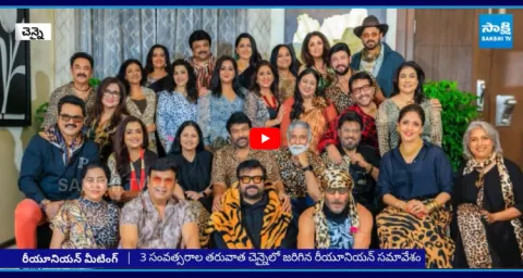 Chiranjeevi And Venkatesh Had Fun Time With Their 80s Batch6