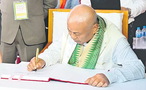 Hagrama Mohilary sworn in as chief of BTC after BPF landslide victory