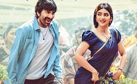 Hudiyo Hudiyo song promo from Ravi Teja Mass Jathara