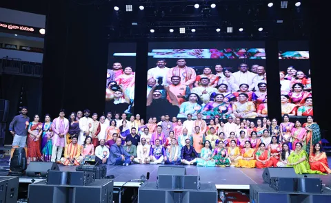 bathukamma Dussehra celebrations by telangana peoples association of dallas4