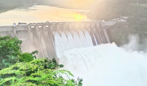 జూరాలకు పెరిగిన ఇన్‌ఫ్లో 