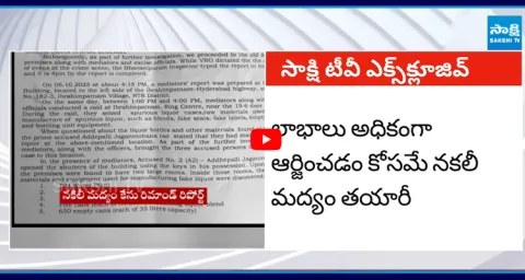Sakshi Exclusive on Fake Liquor Case Remand Report  2