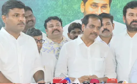 YSRCP Kurasala Kannababu On YS Jagan Narsipatnam Tour