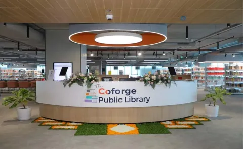Coforge Inaugurates a World Class Public Library in hyderabads IT Carridor