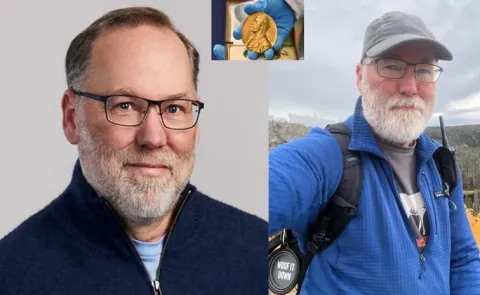 Unreachable Nobel winner while on digital detox in US mountains
