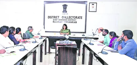  Collector Keerthi and others participated in the meeting.