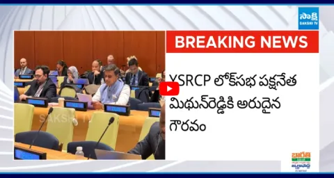 YSRCP Mithun Reddy Speech At United Nations 1
