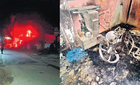fire incident in Chittoor District