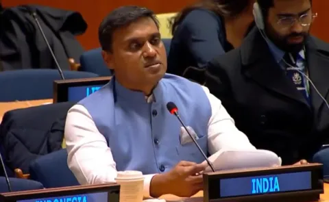 YSRCP MP Mithun Reddy Speech At UNGA 80 As Indian Representative12