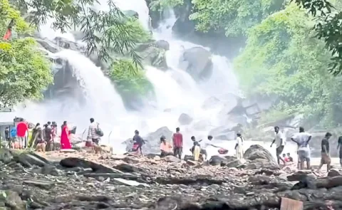 Forest Department focuses on development of Polluru waterfall