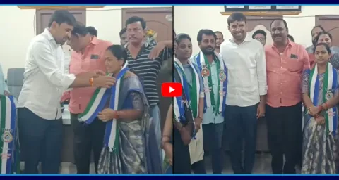 Huge Joins In Chandragiri YSRCP  1
