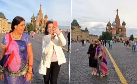 Indian Mother Becomes Celebrity In Russia; Son Shares Wholesome Video12