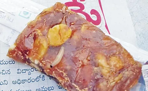 Worms Found in Chikki Packs: Andhra pradesh