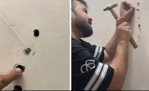 A Hole In Rs 1.5 Crore Flat Wall With A Pencil, Noida Man Video Sparks Debate