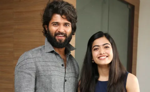 Vijay Devarakonda Attends Rashmika Girlfriend Movie Event