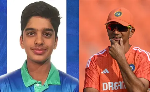 Rahul Dravids son Anvay joins Indias Under-19 team for tri-series
