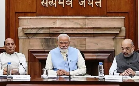 PM Modi to chair cabinet meeting On Today Evening