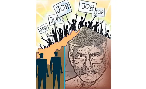 Labor force survey Andhra Pradesh at bottom in job creation