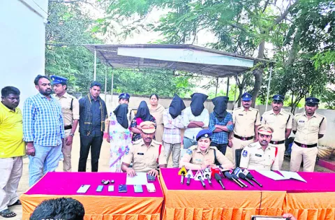 మేకలు, గొర్రెలు చోరీ చేస్తున్న ఐదుగురి అరెస్ట్‌