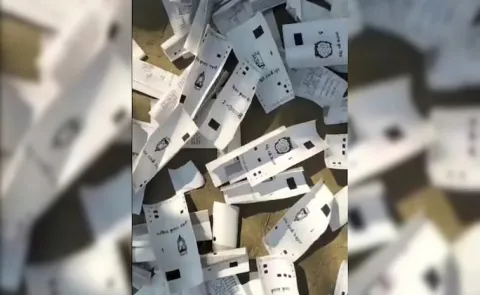 VVPAT Slips Found Dumped On Road Poll Official Suspended