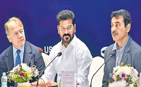 CM Revanth Reddy Comments at USISPF annual conference in Delhi
