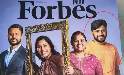 Local App Johnny Pasha Forbes India Magazine Cover Page