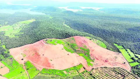 గుట్టలను తవ్వేస్తున్నారు.. 
