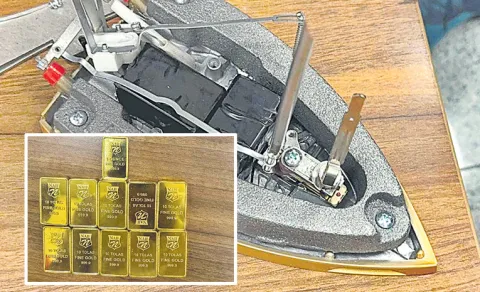 DRI Officials Intercept Gold Smuggling Bid at Hyderabad Airport