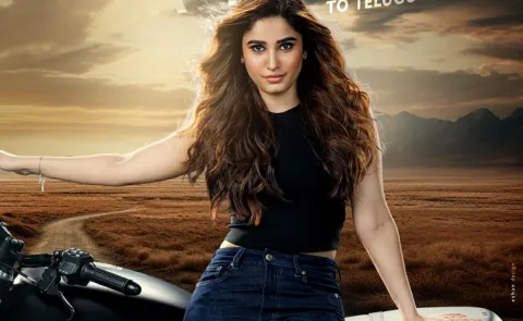 Rasha thadani movie confirmed With Ghattamaneni jayakrishna