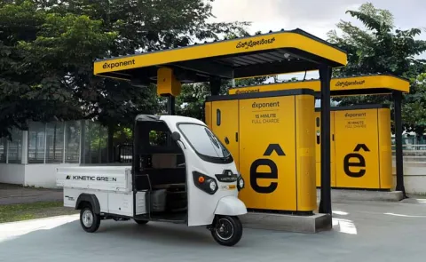 Kinetic Green Exponent Energy Partner For Fast Charging Of e3Ws