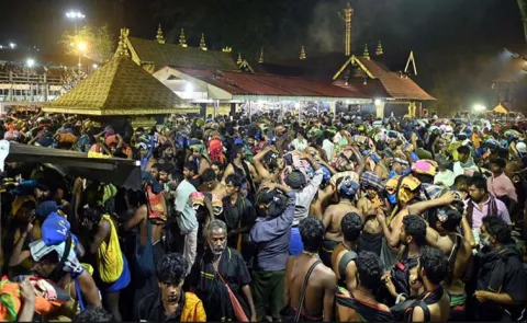Huge Number Of Devotees thronged the famed Lord Ayyappa Temple14