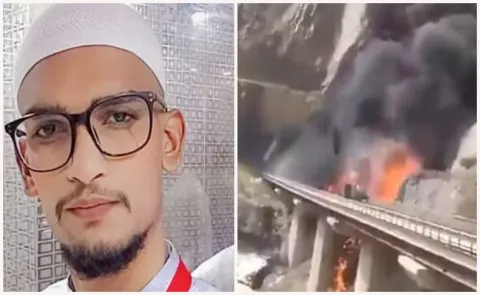 Saved Person From Saudi accident In Shock