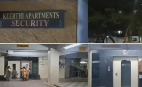 Boy Gets Stuck In Apartment Lift In Yellareddyguda Hyderabad