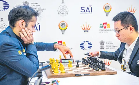 Arjun Irigesi quarterfinal match at the World Cup chess tournament goes to a tiebreak