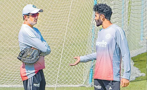 India practice for the second Test in Guwahati