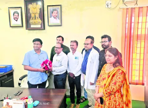 ఎంజీఎం సూపరింటెండెంట్‌ బాధ్యతల స్వీకరణ