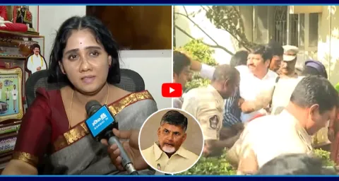 Jogi Ramesh Wife Emotional On Her Husband Arrest 2